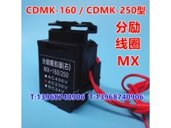 德力西CDMK-250分励脱扣器,消防强切,CDMK-250分励线圈,MX,跳闸