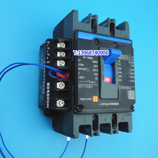 NXM NXMLE-63 125 160 250 400 630 分励脱扣器 辅助触头 一体式消防强切联动模块 MX OF