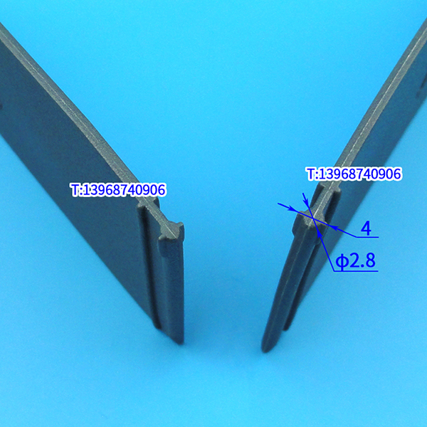 NXM-250相间隔板 灭电弧挡板 适配正泰NXMS NXHM NXMLE-250 隔弧片 阻燃绝缘隔离附件黑皮